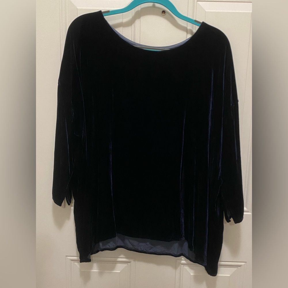 CP Shades Velvet Sibella Top in Ink